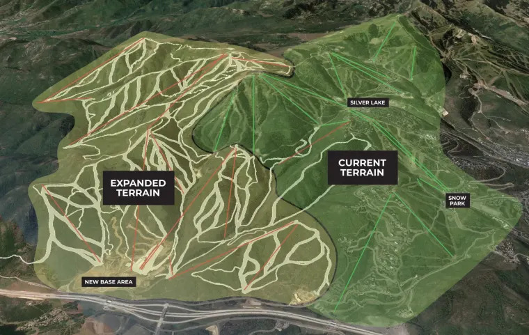 Deer Valley Resort Expanded Excellence Terrain Map